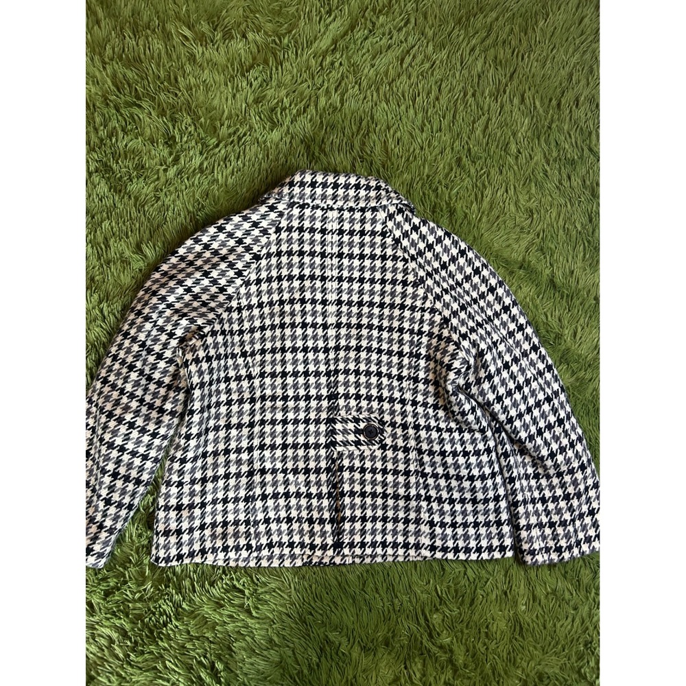 Kim Rogers Jacket Women 8P Black White Houndstooth Button Front Blazer Petite - Picture 7 of 12